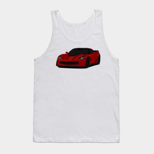 Z06 DARK-RED Tank Top